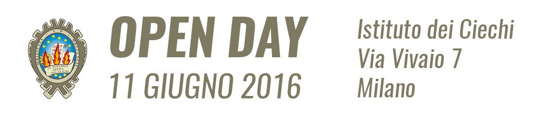 Logo dell'Istituto dei Ciechi e data dell'11 giugno 2016
