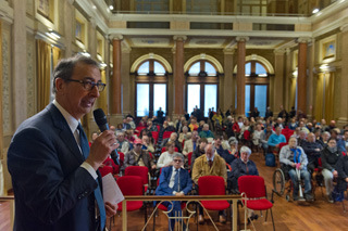 Giuseppe Sala interviene all'Assemblea dell'UICI.