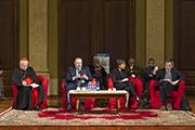  Il Cardinale Angelo Scola, Massimo Bernardini, Daria Bignardi, Carlo Verdelli 