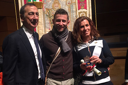 arjola dedaj con il Sindaco Sala evid
