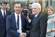Giuseppe Sala e il presidente Mattarella