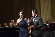 La soprano Francesca Mannino e il tenore Savino Nenna