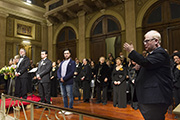Rodolfo Masto nei saluti finali